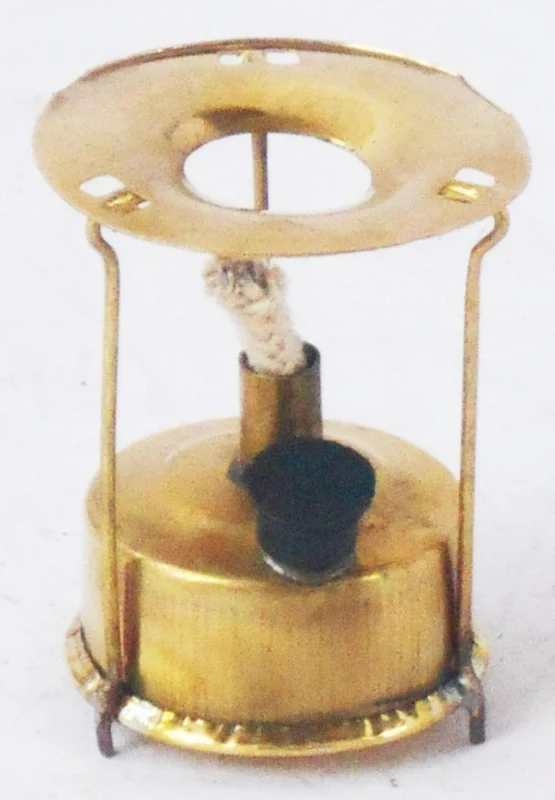 Brass Miniature Oil Burner, 2.5 inch