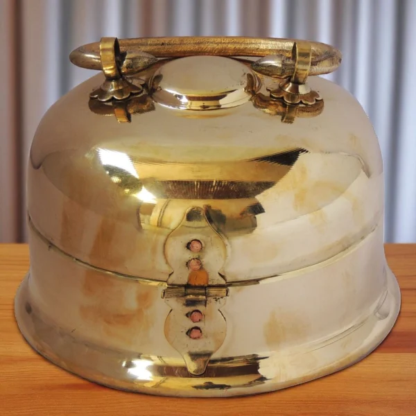 Brass Pan Dan, 6 inch, brass, Vedikcraft Moradabad