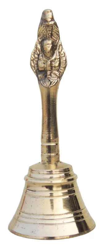 Brass Hand Bell (Ghanti), 4.1 inch