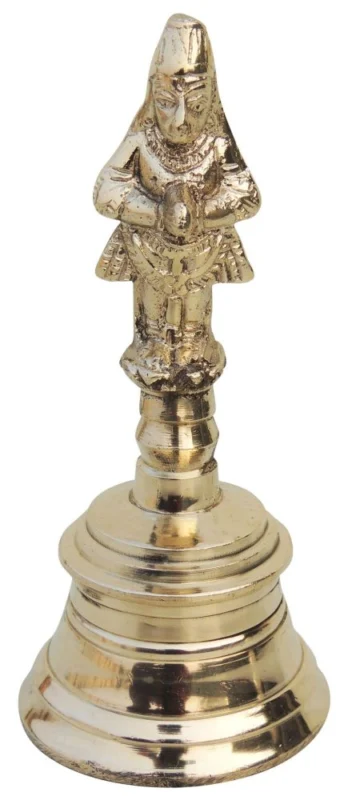 Brass Hand Bell (Ghanti), 5 inch