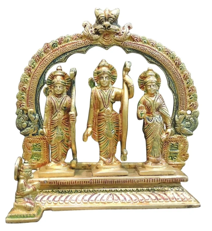 Ram Darbar Idol in Brass (Same), 2.15 kg