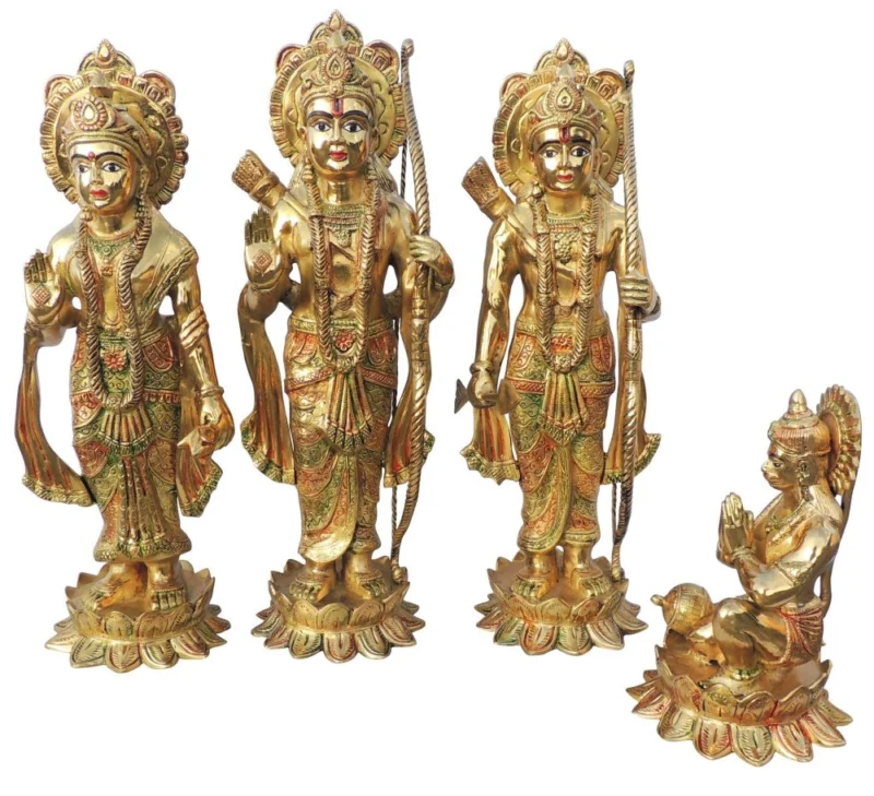 Ram Darbar Idol in Brass (Ramdarbar), 70.84 kg