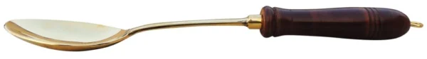 Brass Spoon (Rice), 1 inch, brass, Vedikcraft Moradabad