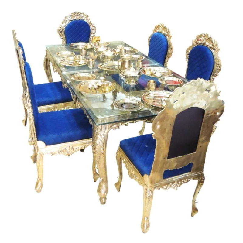 Brass Dinner Set (Thali Set) (Royal Looking Complete)