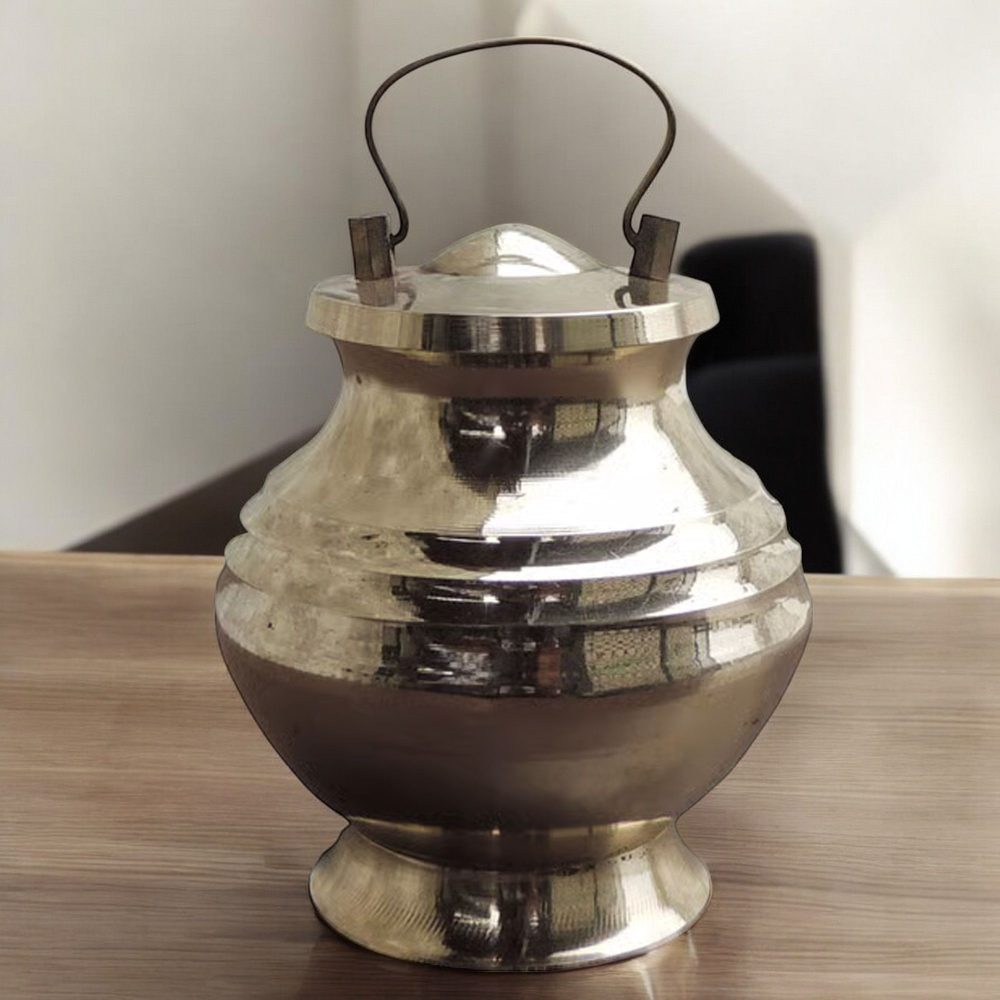 Brass Ganga Jali, 900 ml (Showpiec Gangajali), 6.5 inch, brass, Vedikcraft Moradabad
