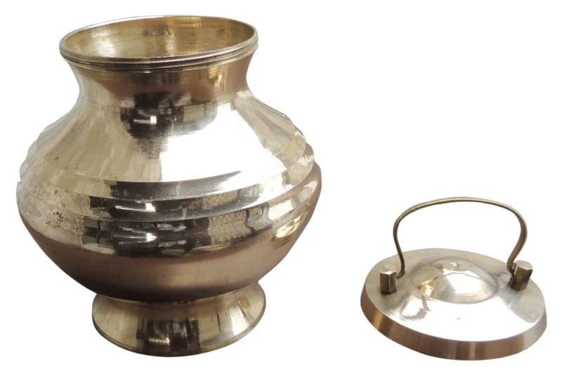 Brass Ganga Jali, 500 ml (Showpiec Gangajali), 5 inch (No. 5)