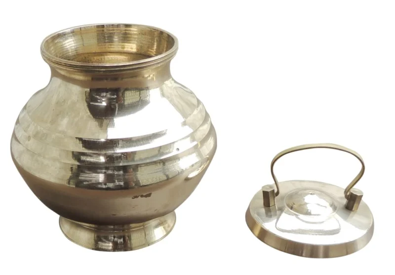 Brass Ganga Jali, 400 ml (Showpiec Gangajali), 4.5 inch (No. 6)