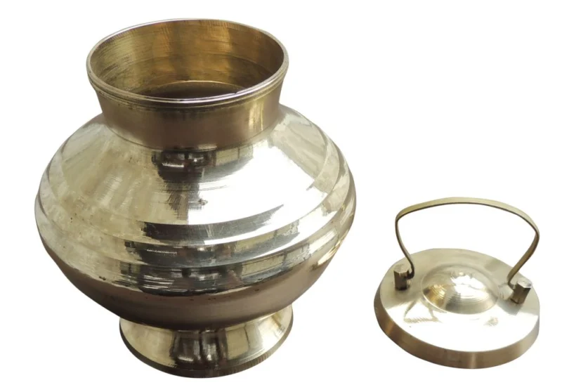 Brass Ganga Jali, 300 ml (Showpiec Gangajali), 4 inch (No. 7)