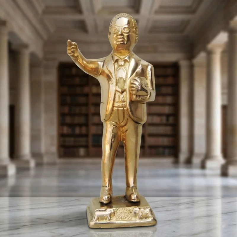 Dr. Ambedkar Statue in Brass (Ambedker), 7 inch – for Office Desk