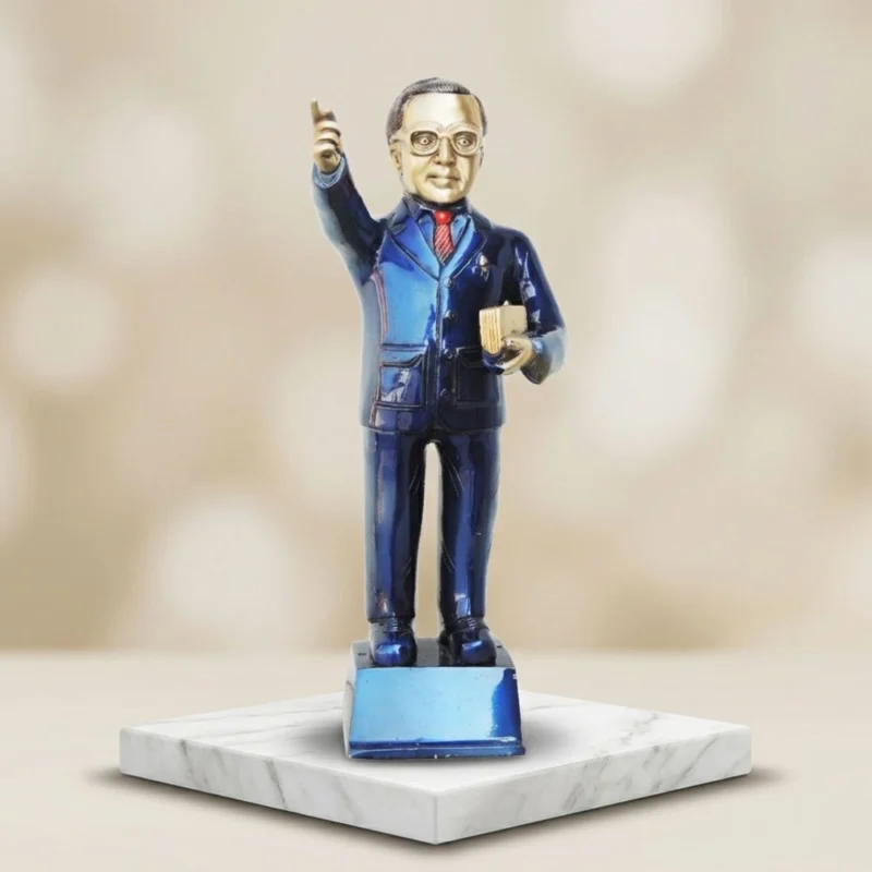 Dr. Ambedkar Statue in Brass (Ambedker), 16 inch, 5.26 kg – for Office Desk