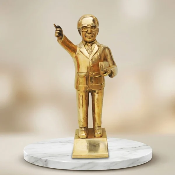 Dr. Ambedkar Statue in Brass (Ambedker), 16 inch, brass, Vedikcraft Moradabad