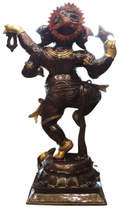 Ganesh Ji Idol in Brass, 40 inch