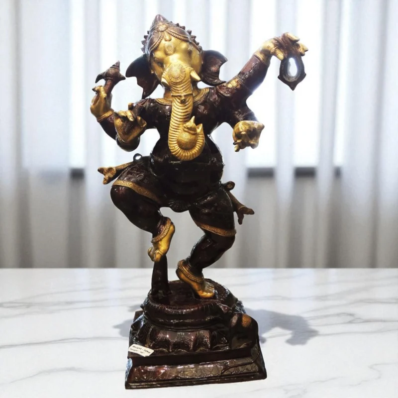 Ganesh Ji Idol in Brass, 40 inch – for Temple and Entrance