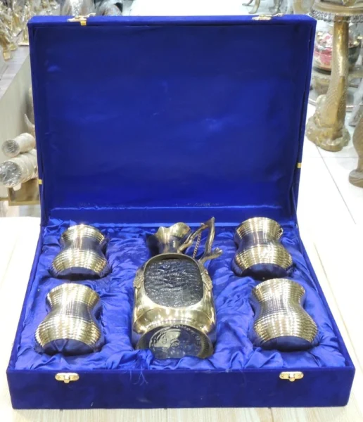 Brass Glass (Gilas) (Diwali), 9.5 inch, brass, Vedikcraft Moradabad