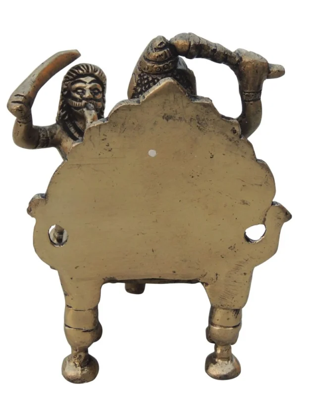 Baglamukhi Idol in Brass, 5 inch