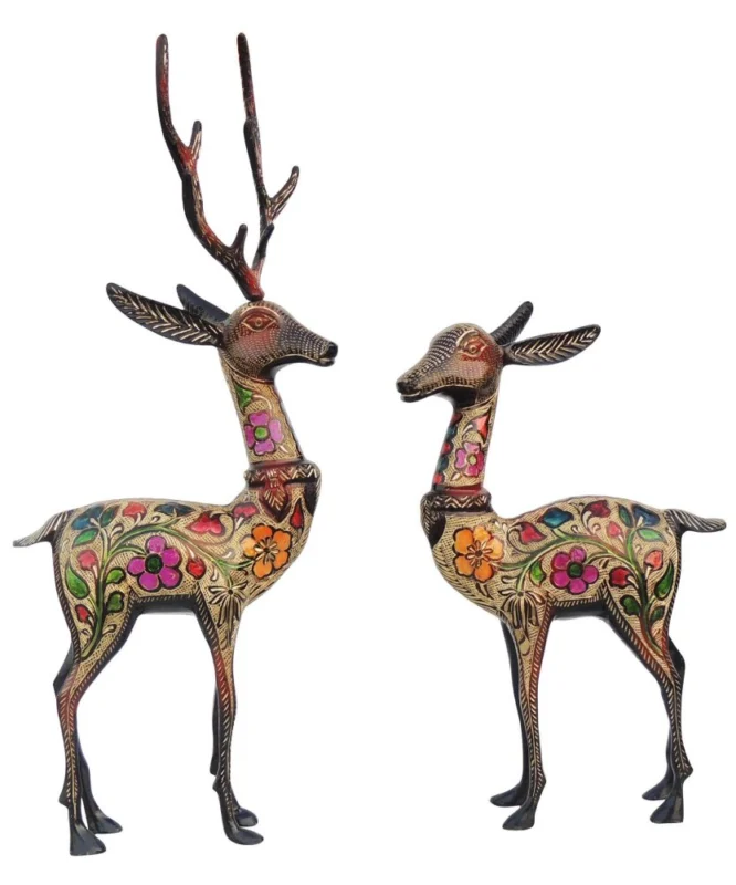 Brass Animal Showpiece (Bakri), 20.5 inch
