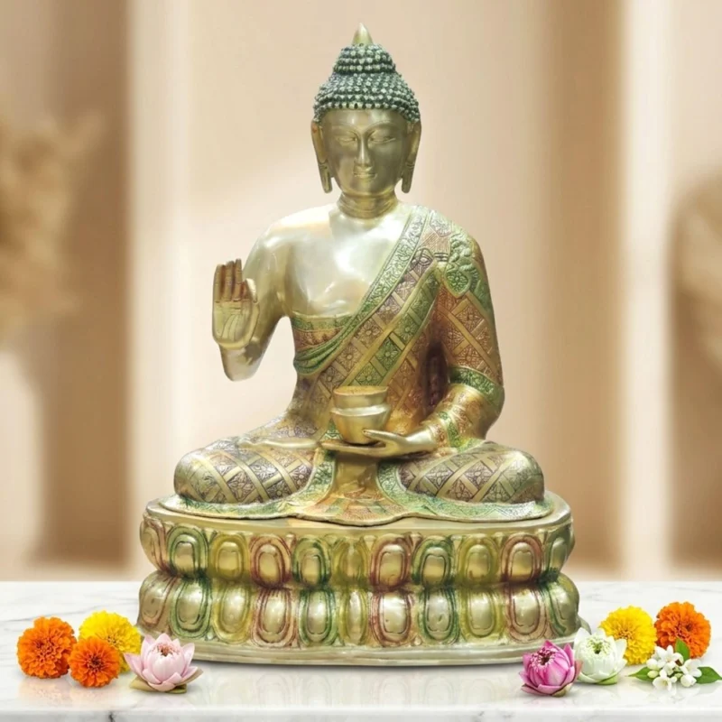 Buddha Idol in Brass