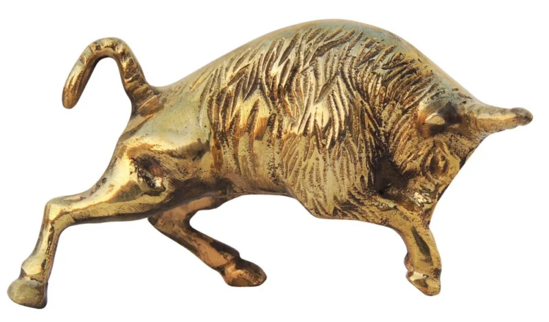 Brass Cow Showpiece