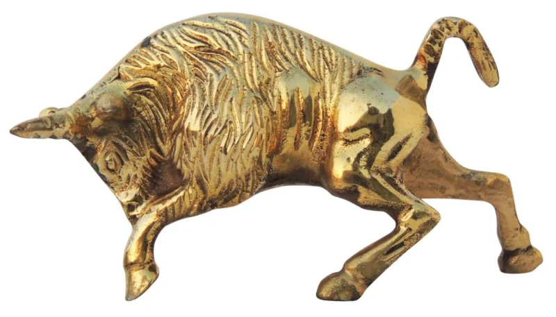 Brass Cow Showpiece – for Table Décor