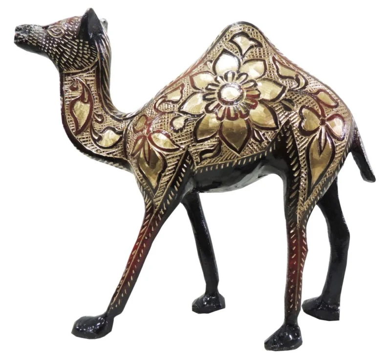 Brass Camel Showpiece, 7 inch – for Table Décor