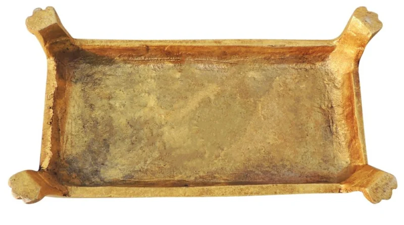 Brass Chowki for Pooja (Bajot), 6 inch