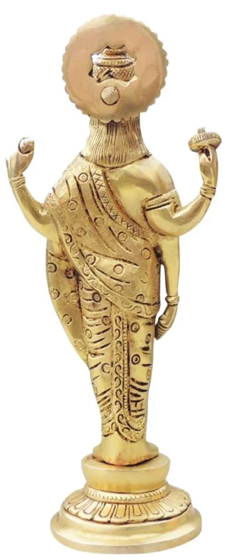 Deity Idol in Brass (Dhanvantri), 11.5 inch