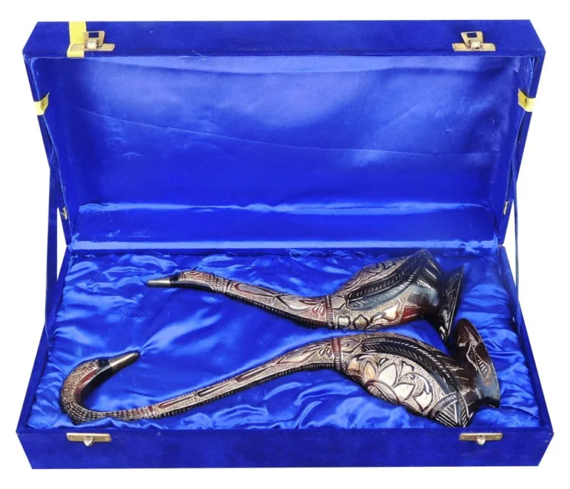 Brass Duck Showpiece Pair, 12.6 inch – for Living Room and Entrance