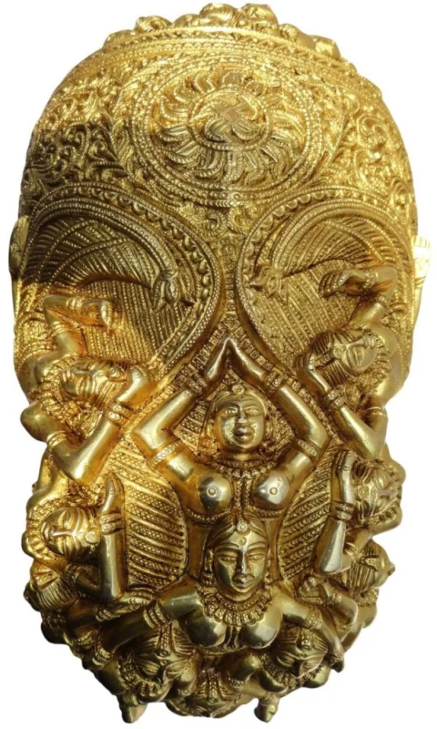 Brass Elephant Showpiece, 13 inch
