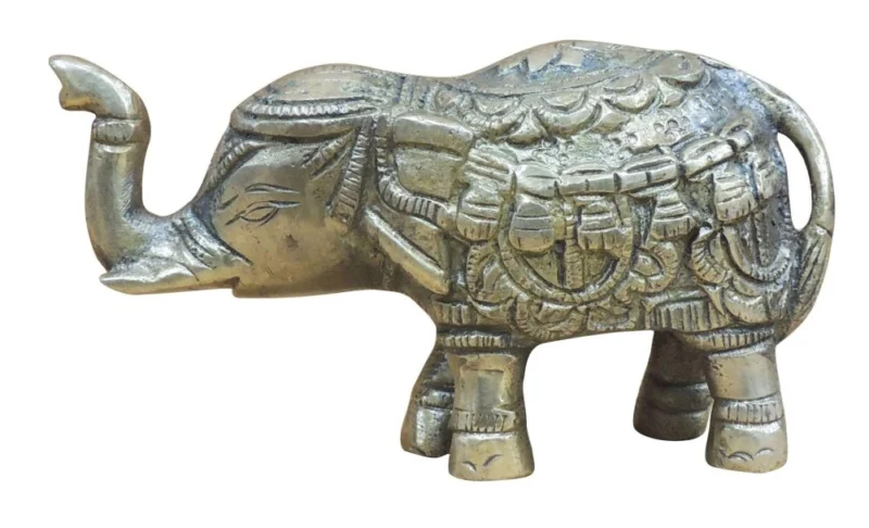 Brass Elephant Showpiece