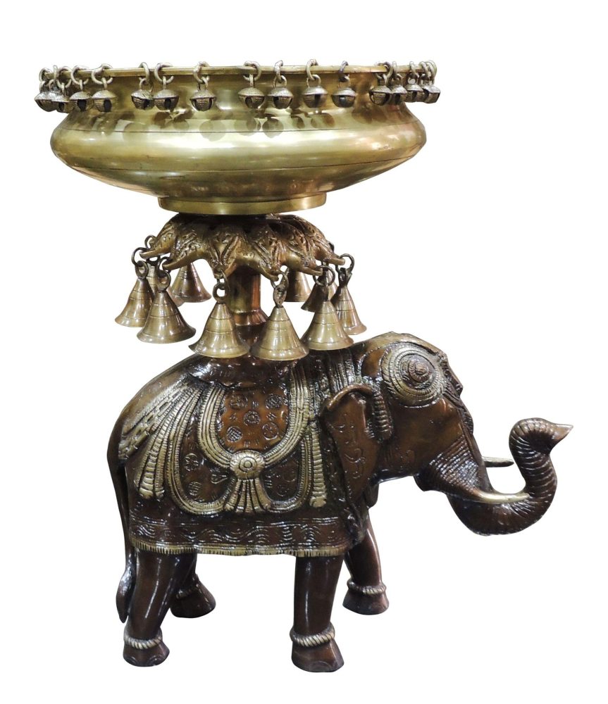 Brass Urli Bowl for Floating Flowers (Event), brass, Vedikcraft Moradabad