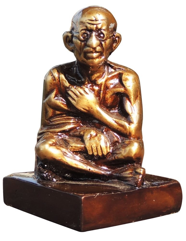 Mahatma Gandhi Statue in Brass, 4 inch, brass, Vedikcraft Moradabad