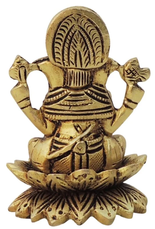 Ganesh Ji Idol in Brass, 3 inch, design BS1604-G