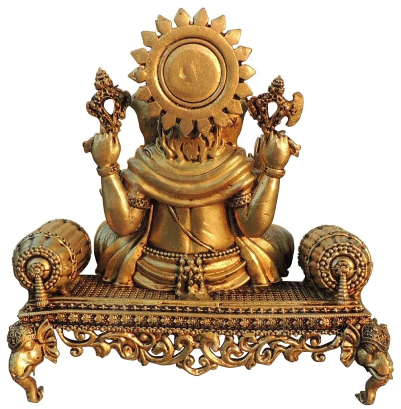 Ganesh Ji Idol in Brass, 5.5 inch, design BS1804-G
