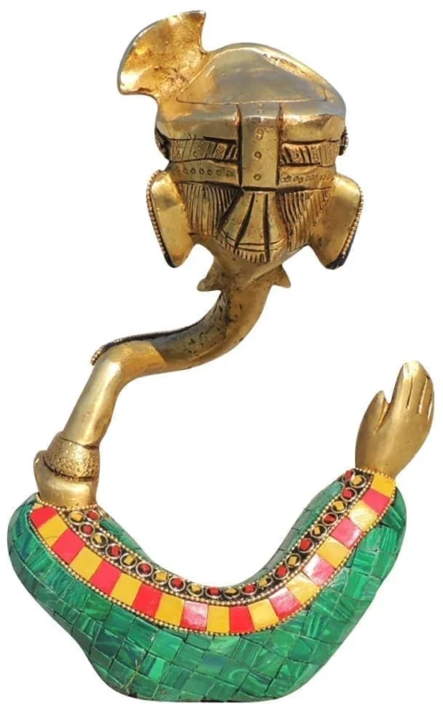 Ganesh Ji Idol in Brass, 10 inch