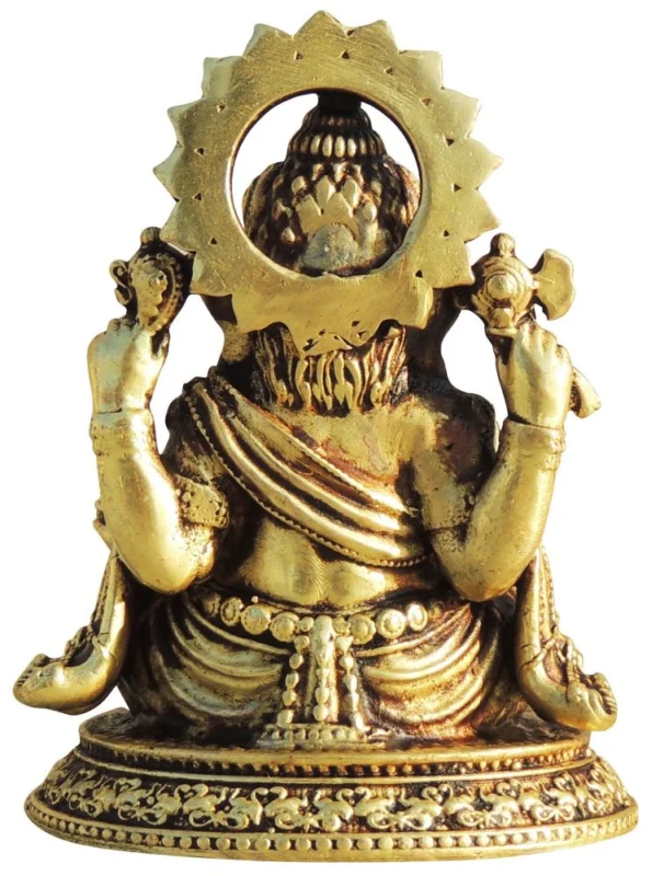 Ganesh Ji Idol in Brass, 2.5 inch, design BS1701-G