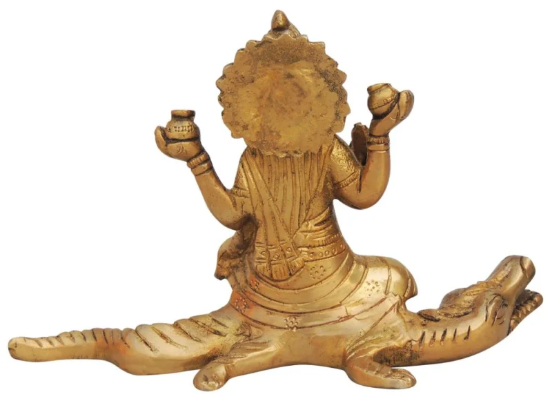 Devi Idol in Brass, 4.6 inch