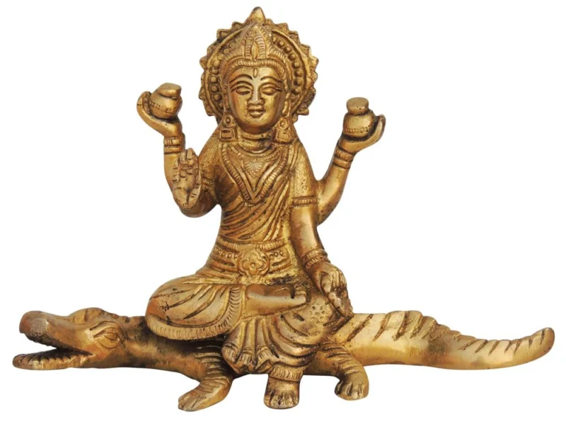 Devi Idol in Brass, 4.6 inch – for Home Mandir