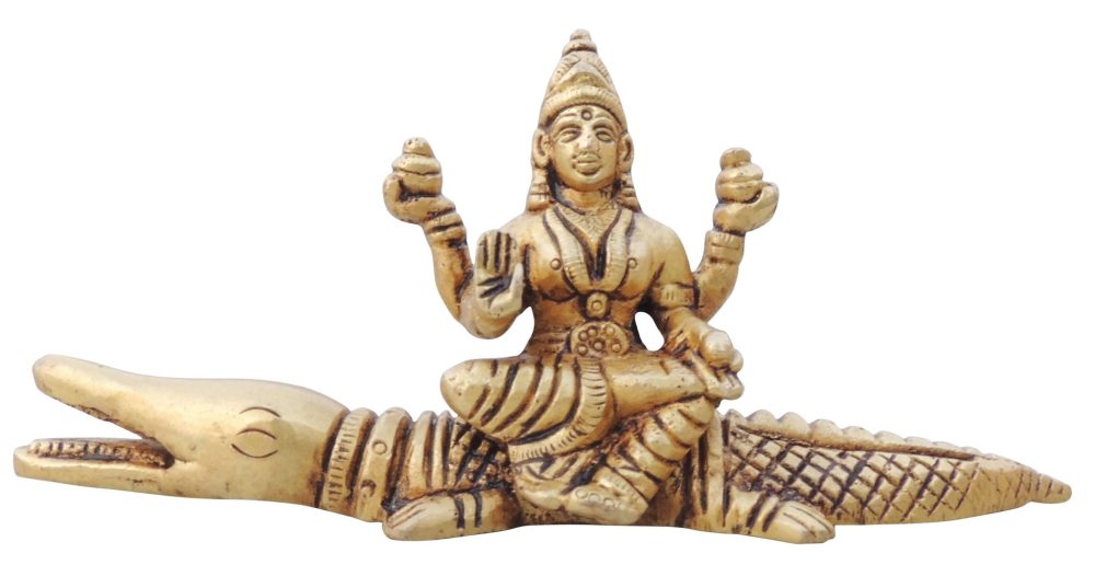 Devi Idol in Brass, 2.7 inch, brass, Vedikcraft Moradabad