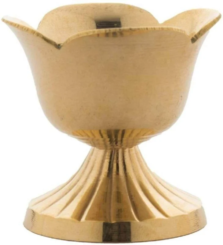 Brass Diya (Deepak) (Gulab), 1.7 inch