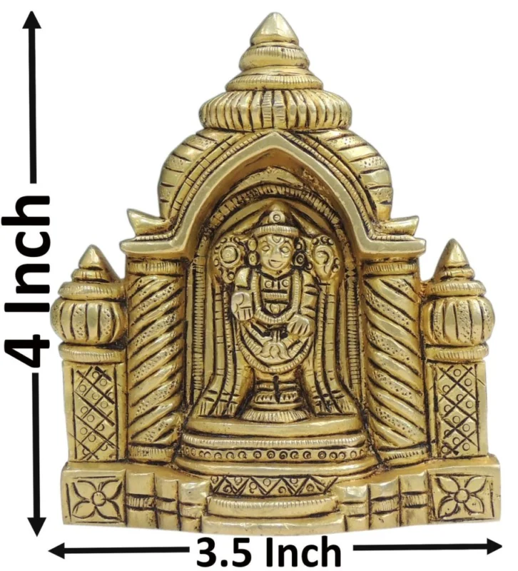 Tirupati Balaji Idol in Brass, 4 inch – for Home Mandir