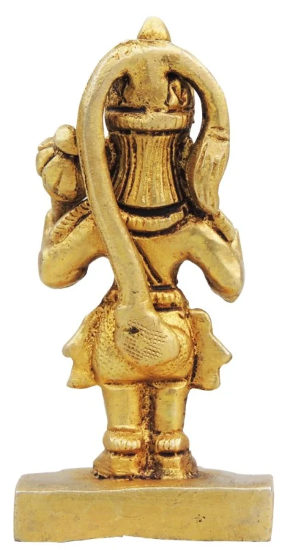 Hanuman Ji Idol in Brass, 3.2 inch