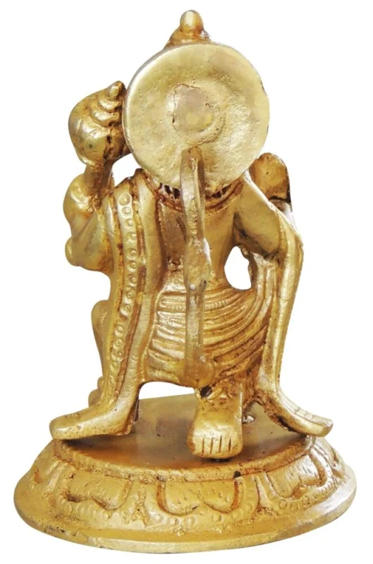 Hanuman Ji Idol in Brass, 4 inch