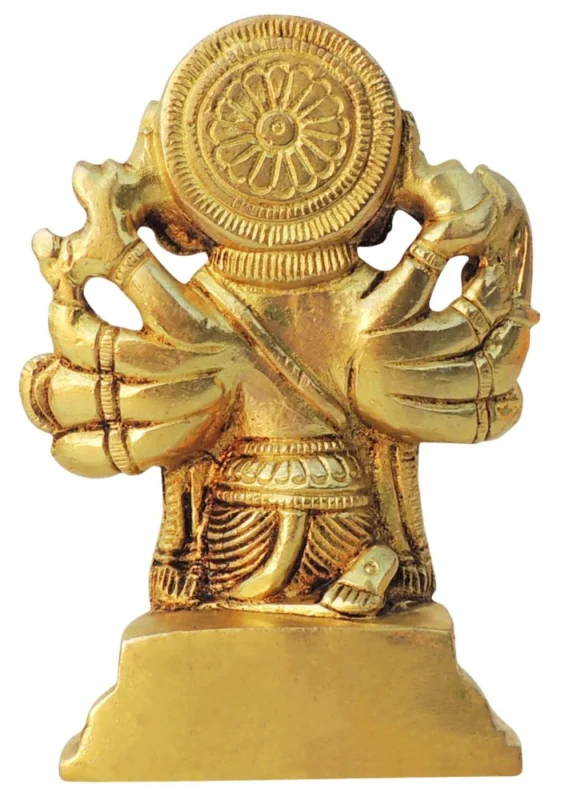 Hanuman Ji Idol in Brass, 4.6 inch