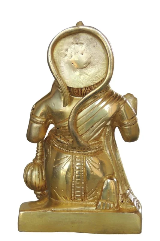 Hanuman Ji Idol in Brass, 7 inch, 1.77 kg
