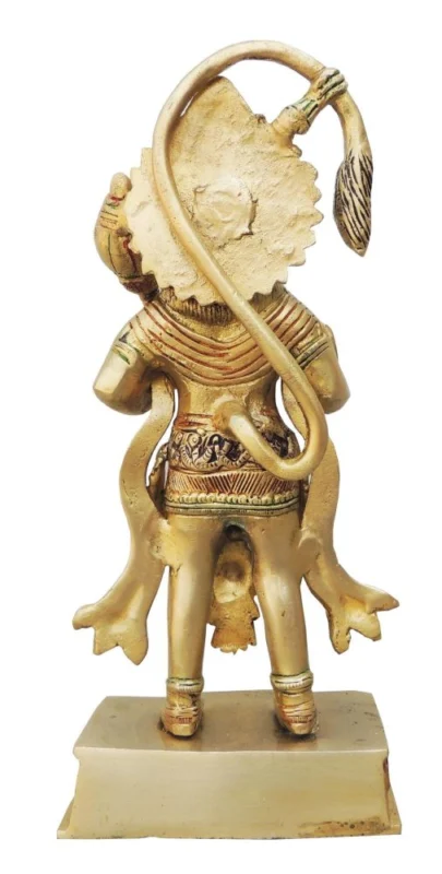 Hanuman Ji Idol in Brass (Statnding), 10.5 inch