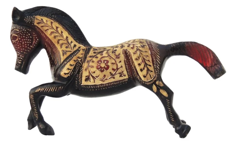 Brass Horse Showpiece, 6.2 inch – for Table Décor
