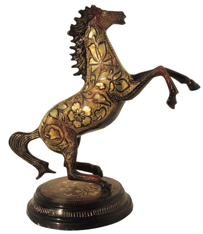 Brass Horse Showpiece