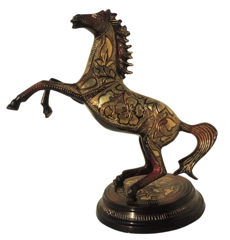 Brass Horse Showpiece – for Table Décor