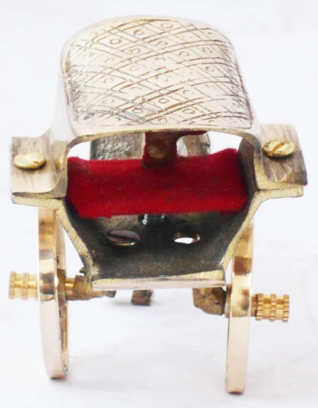 Brass Miniature Hourse Cart, 3 inch