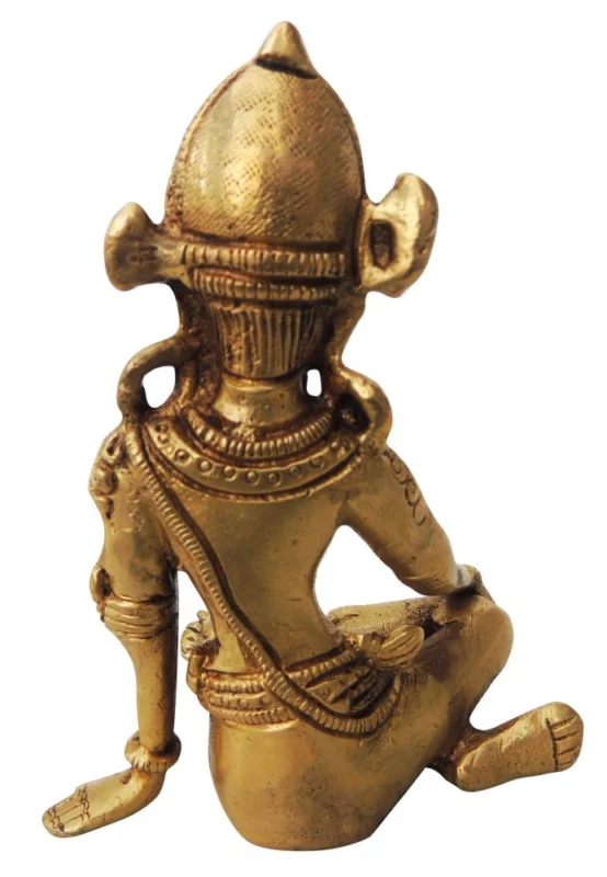 Deity Idol in Brass (Indra), 1.5 inch